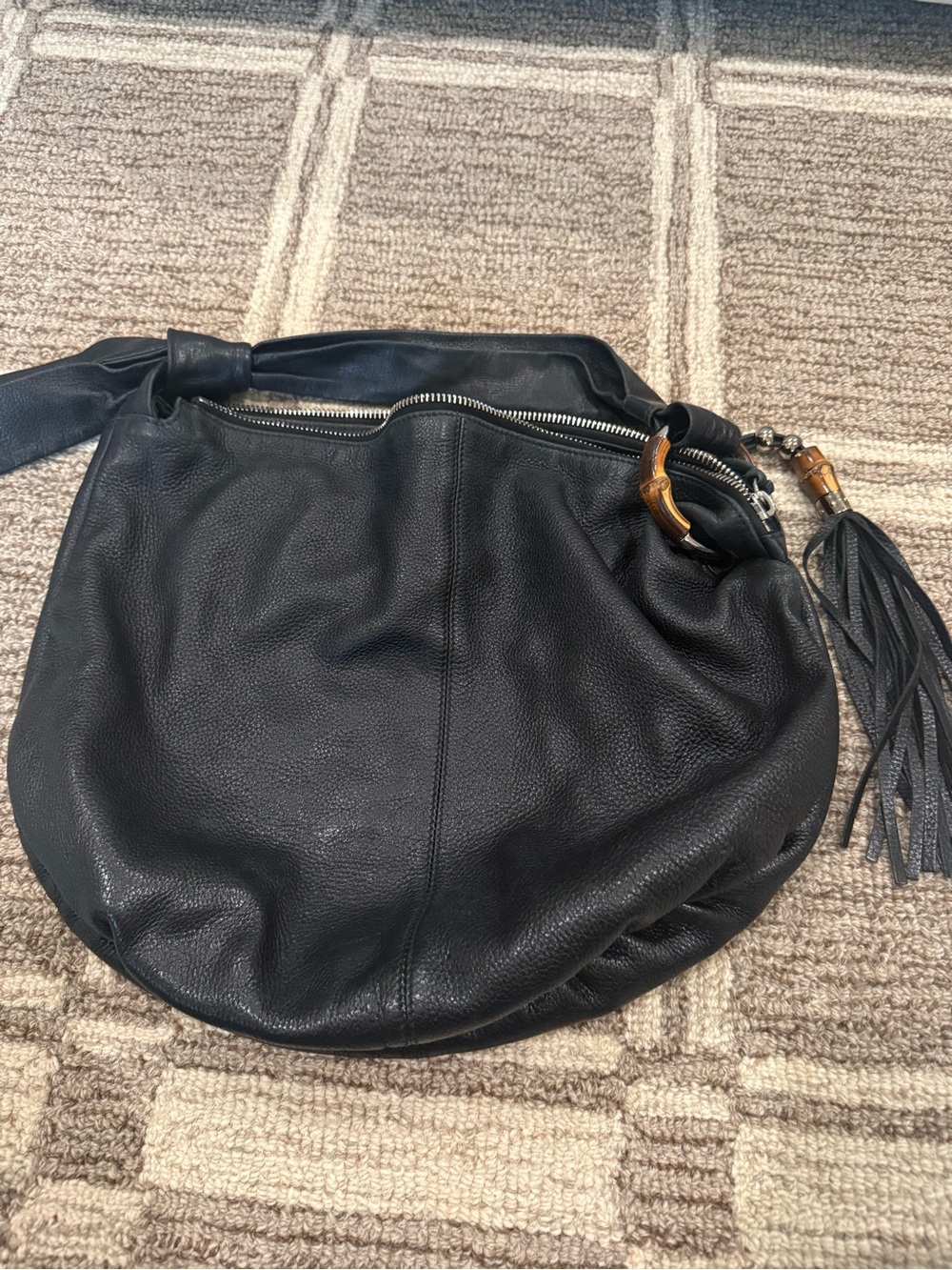 Leather vintage gucci bag